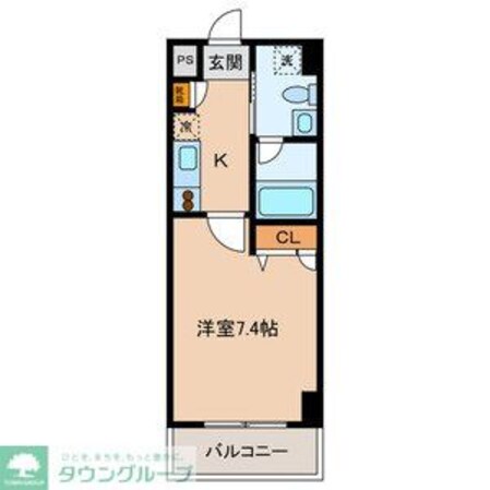 セカンド調布の物件間取画像